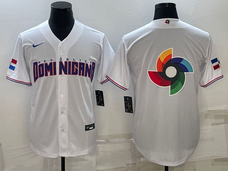 Men 2023 World Cub Blank White Nike MLB Jersey